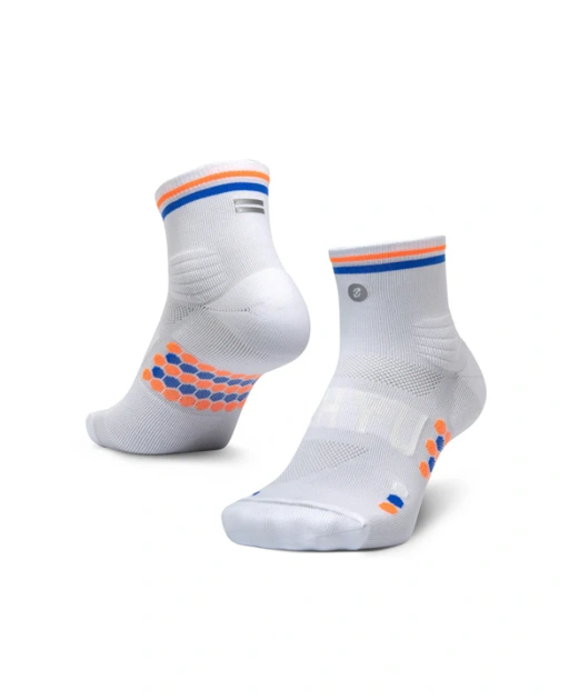 SHYU - Quarter Crew - White - Blue - Orange