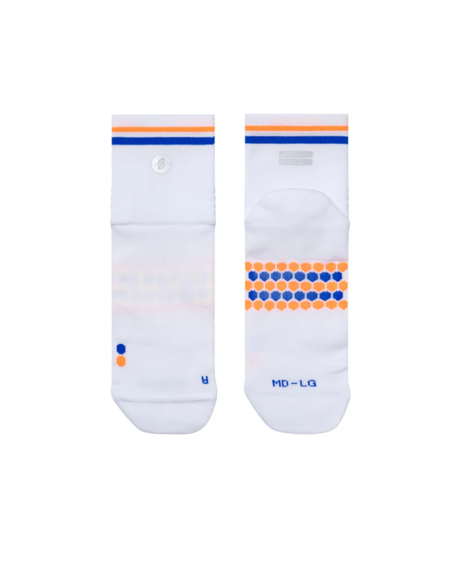 SHYU - Quarter Crew - White - Blue - Orange