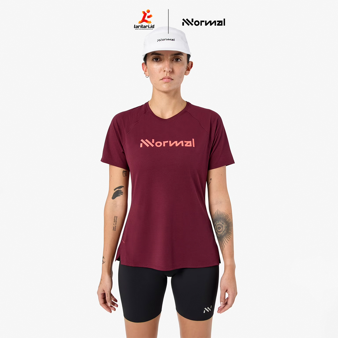 NNormal - Women's Race Tshirt 02 - Burgundy