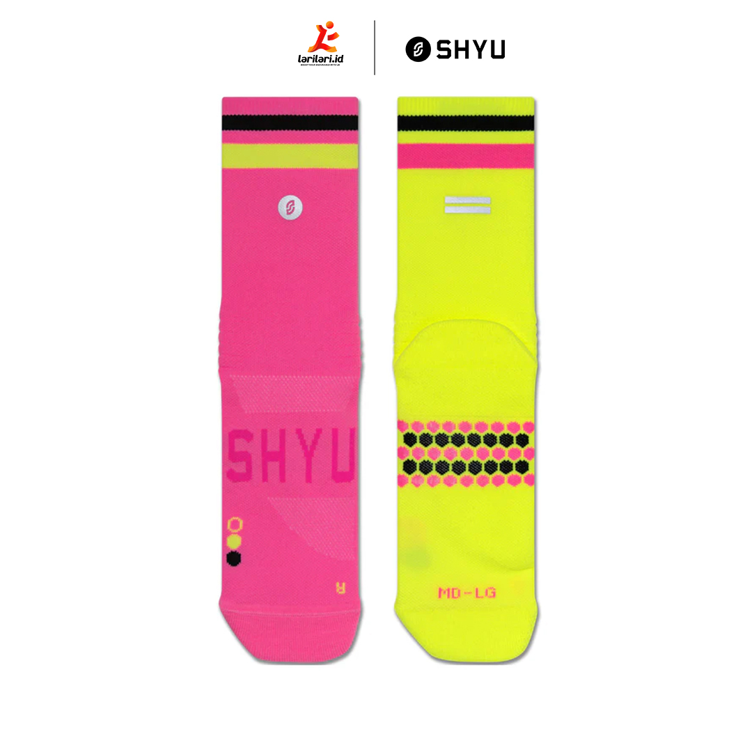 SHYU - Half Crew - Rhubarb - Custard  - Black