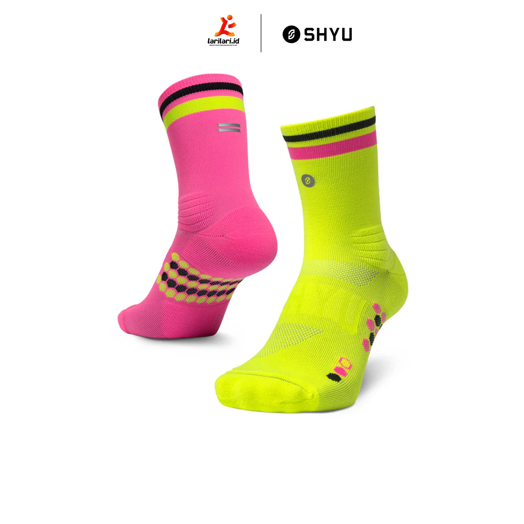 SHYU - Half Crew - Rhubarb - Custard  - Black