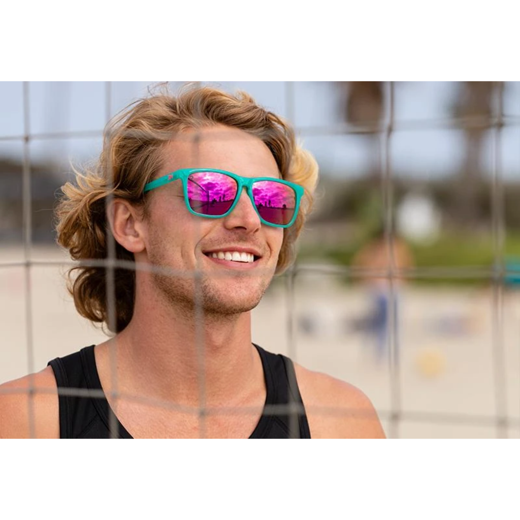 KNOCKAROUND - Sport Fast Lanes - Aquamarine / Fuchsia ( Polarised)