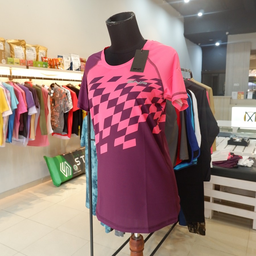 SNP - Monza 2 Running Jersey - Ladies - Pink - Short Sleeves