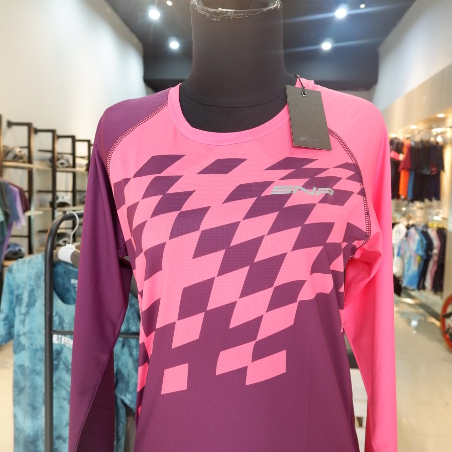SNP - Monza 2 - Running Jersey - Pink -  Ladies - Long Sleeves