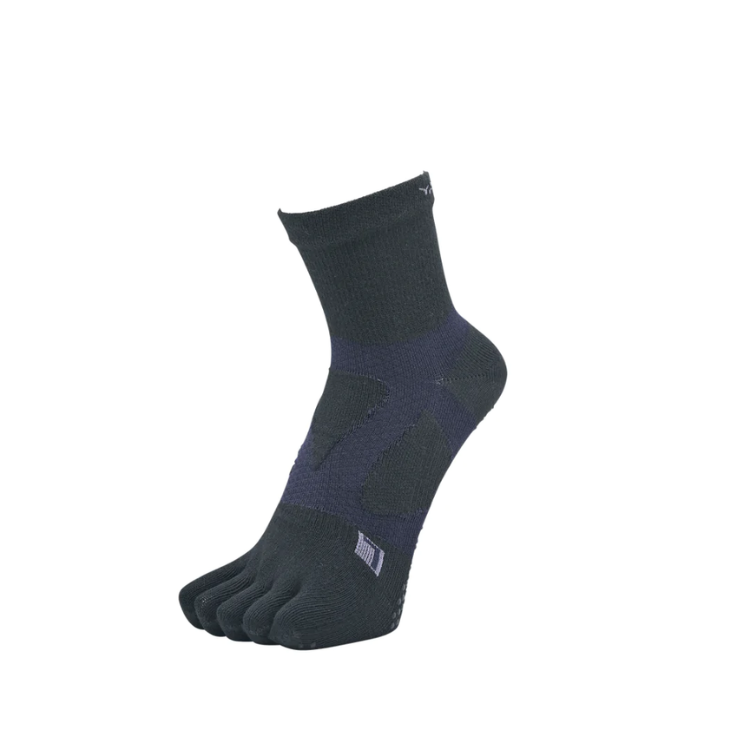 YAMAtune - Spider Arch Middle - 5 Toe - Anti-Slip Dots - Black / Dark Navy