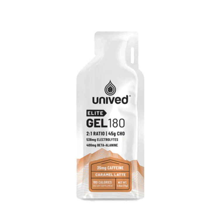 Unived - Caffeinated Elite Gel 180 - Caramel Latte