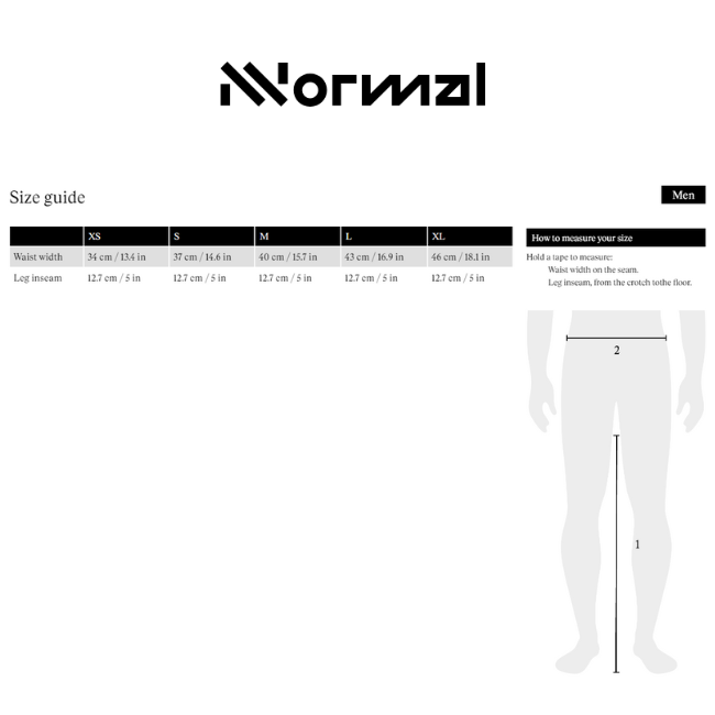 NNormal - Men's Race Short - Black