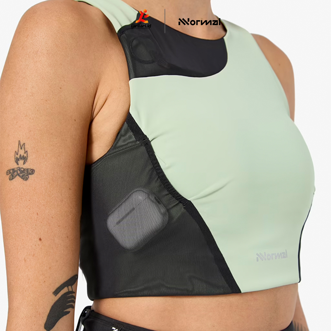 NNormal - Women's Trail Cropped Top - Green