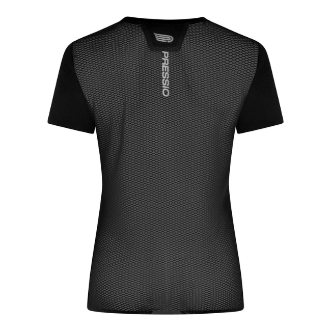 PRESSIO - Women - Elite SS Top - Black/Silver