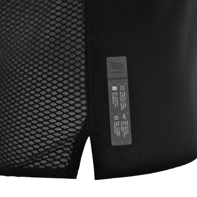 PRESSIO - Women - Elite SS Top - Black/Silver
