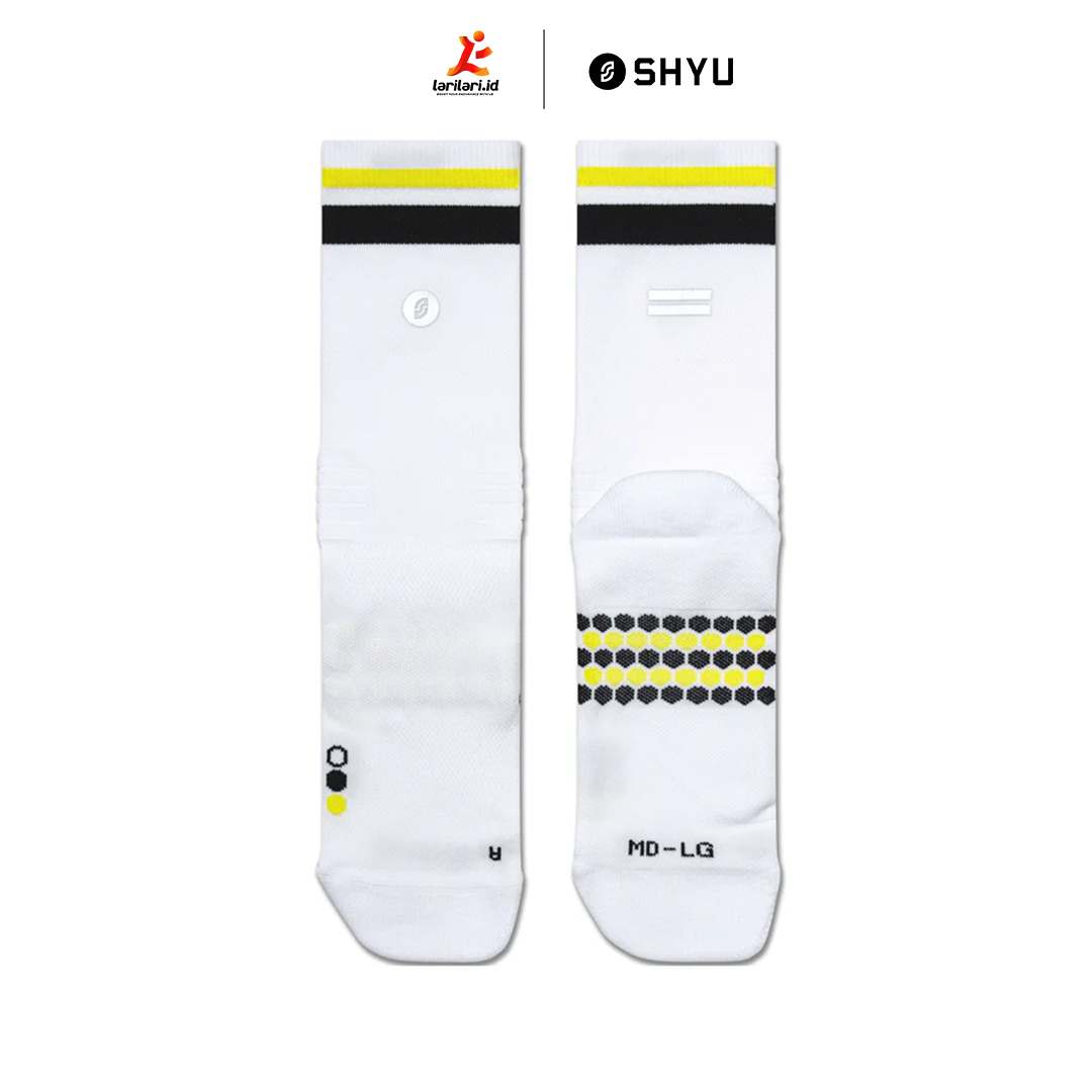 SHYU - Half Crew - White - Black - Honey