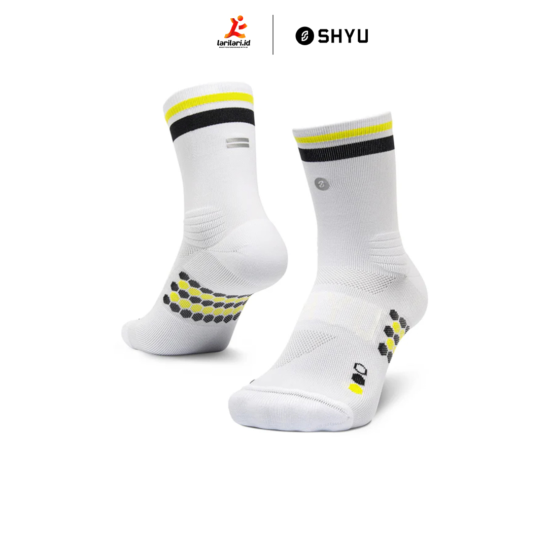SHYU - Half Crew - White - Black - Honey