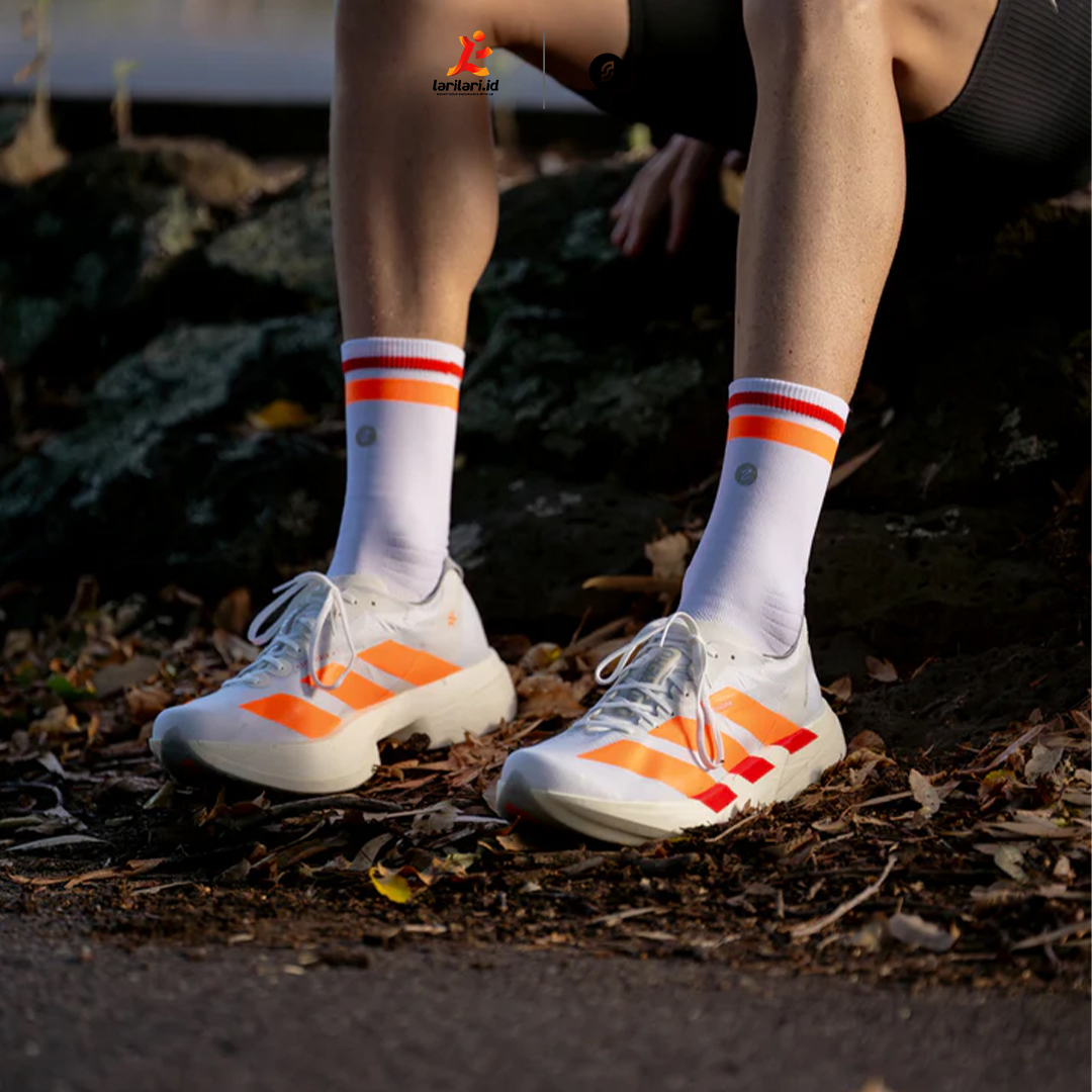 SHYU - Half Crew - White - Tangerine - Red