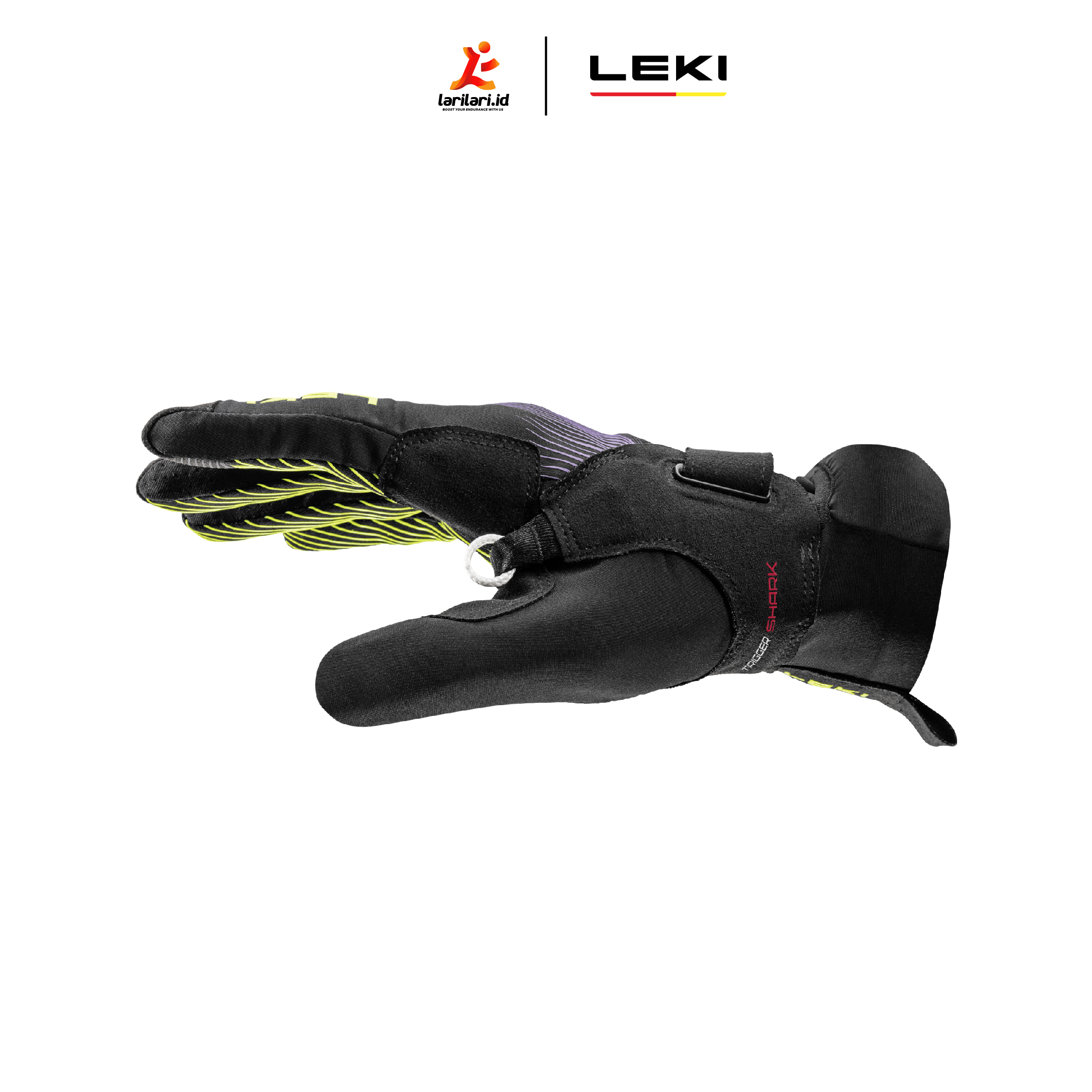 LEKI - ULTRATRAIL STORM TR -  Black Neon Yellow Violet