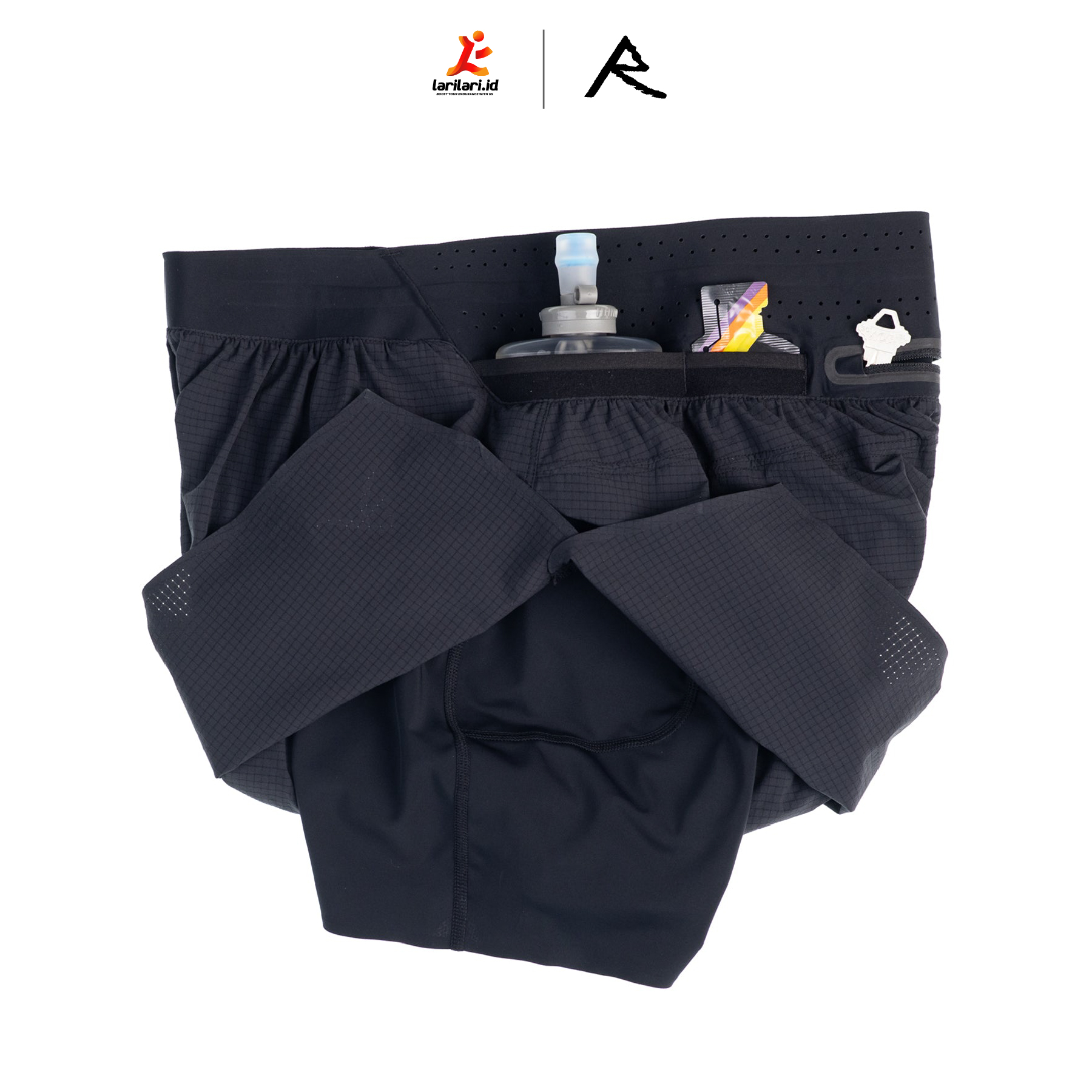 RAIDE - Men's TrailTech Short - Black