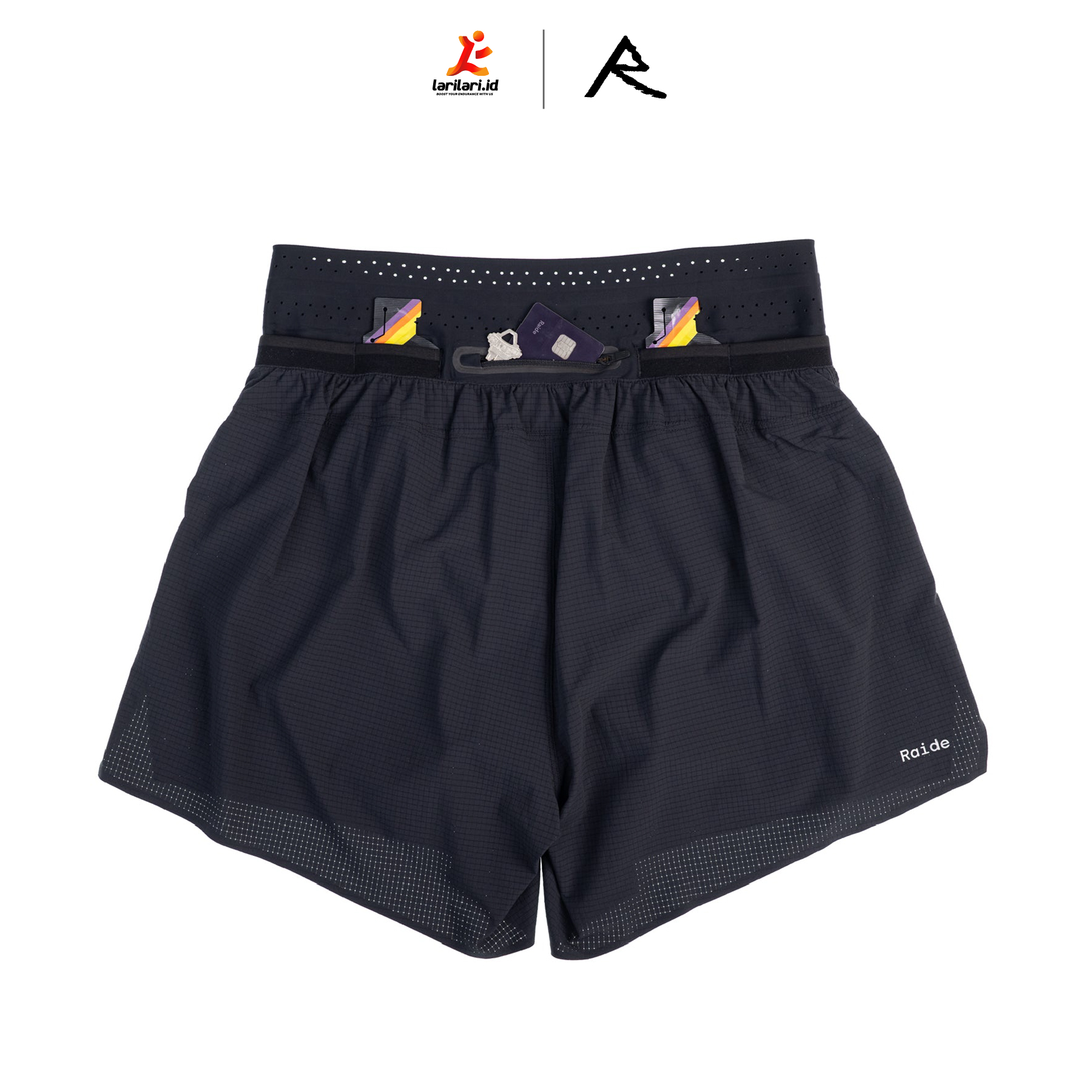 RAIDE - Men's TrailTech Short - Black