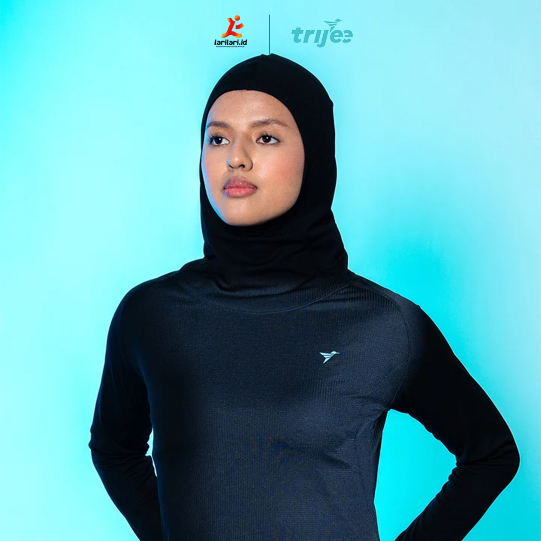 TRIJEE - Women Hoodie Longsleeve - Black