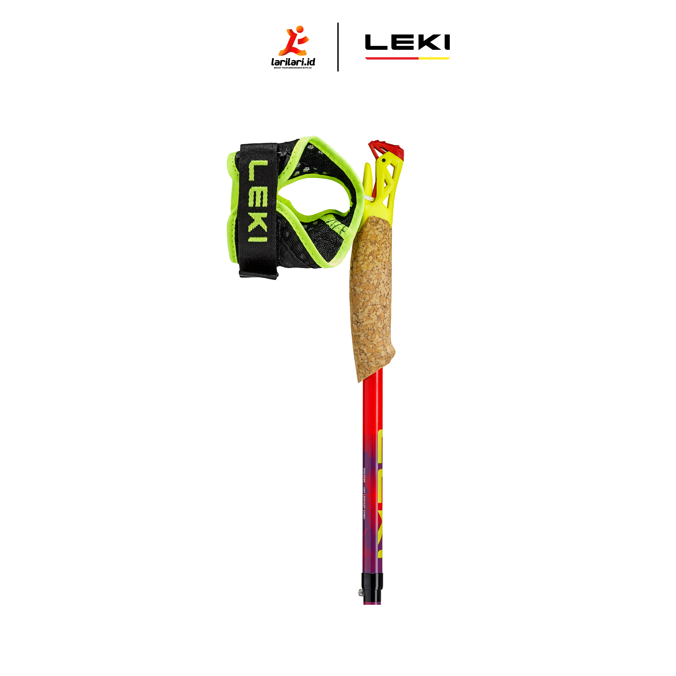 LEKI - Ultratrail FX.One - Bright Red Violet Neon Yellow