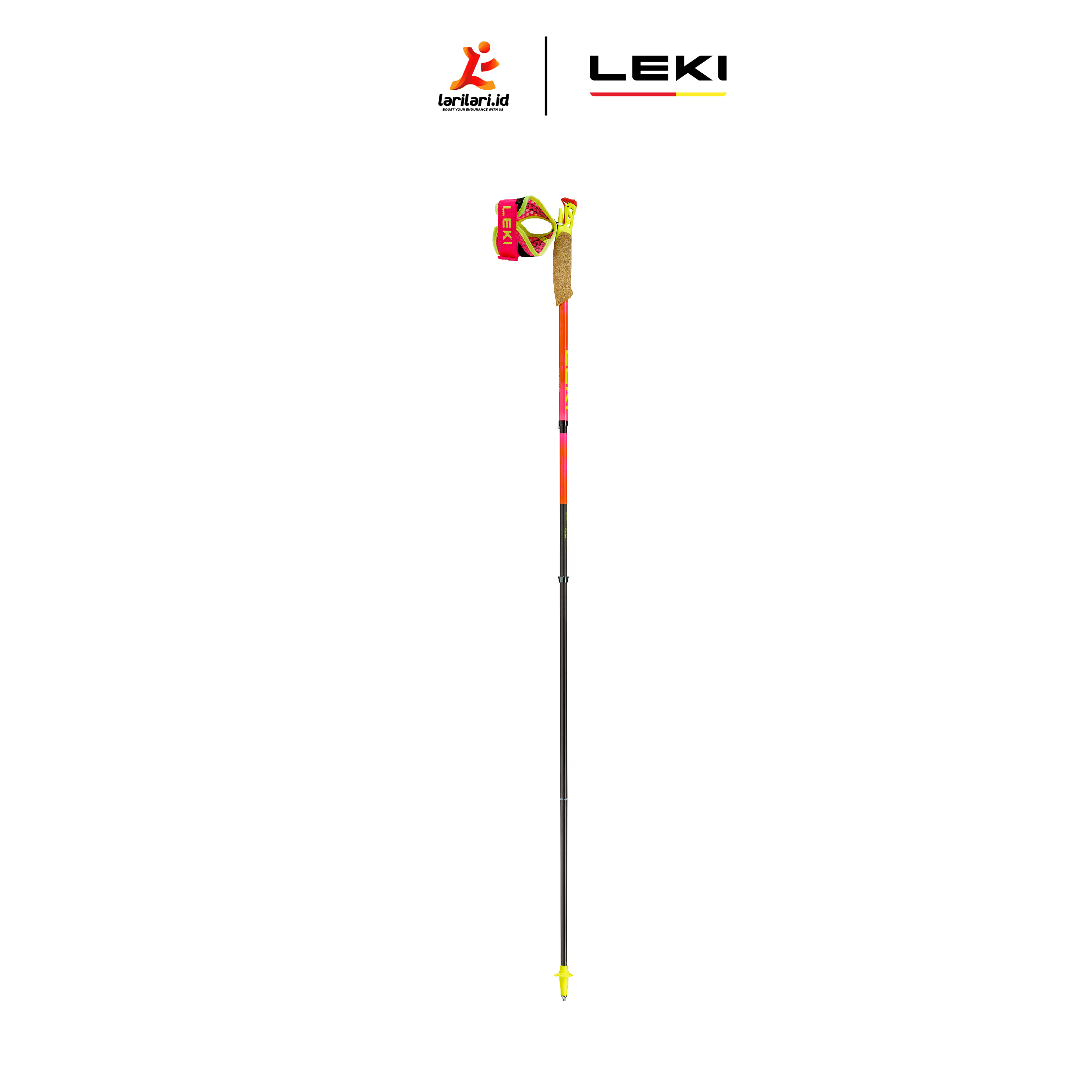 LEKI - Ultratrail FX.One SL - Neon Pink Pastell Oarange Neon Yellow