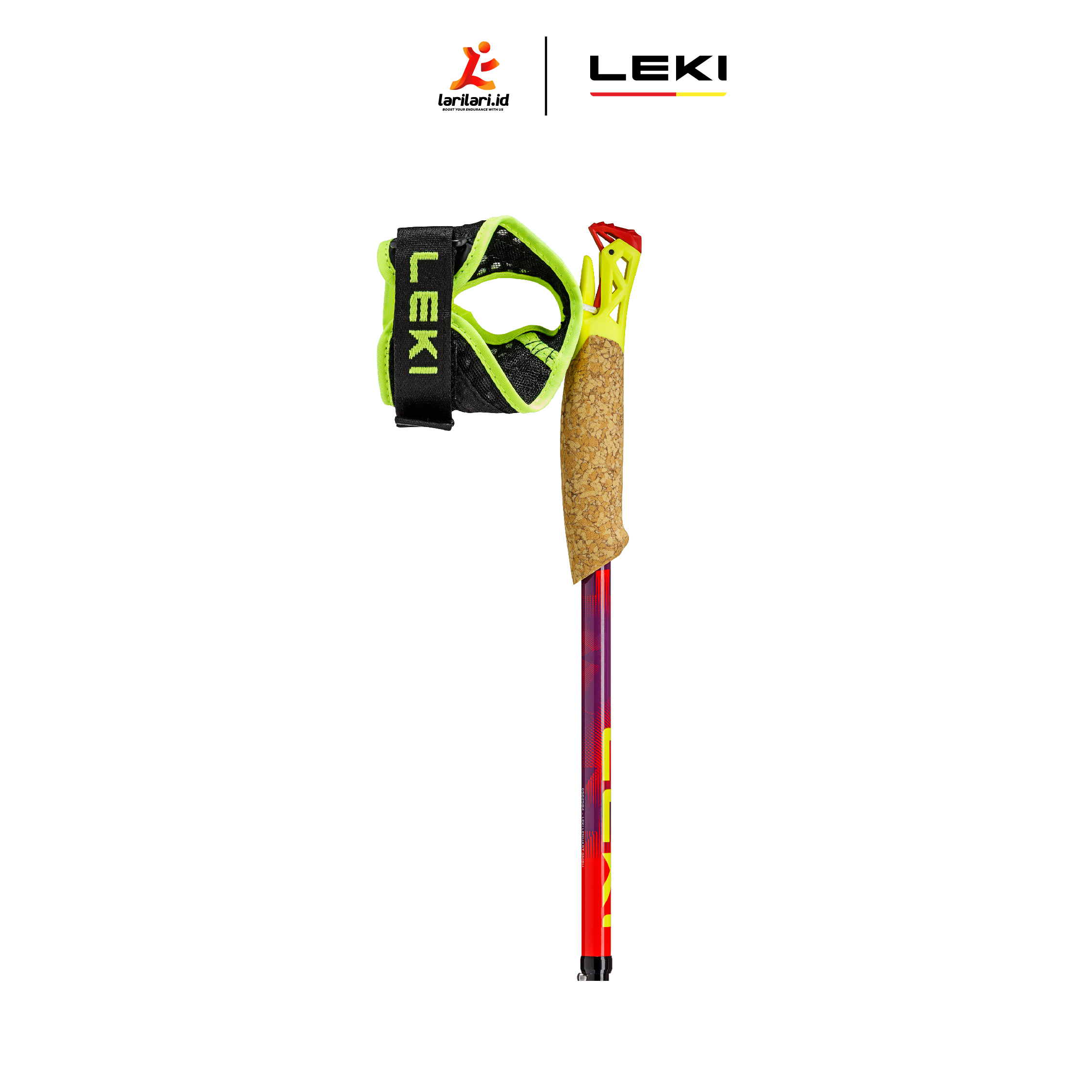 LEKI - Ultratrail FX.One SL - Bright Red Violet Neon Yellow