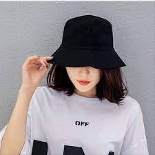 Topi Bucket Polos Pria Wanita Unisex Dewasa