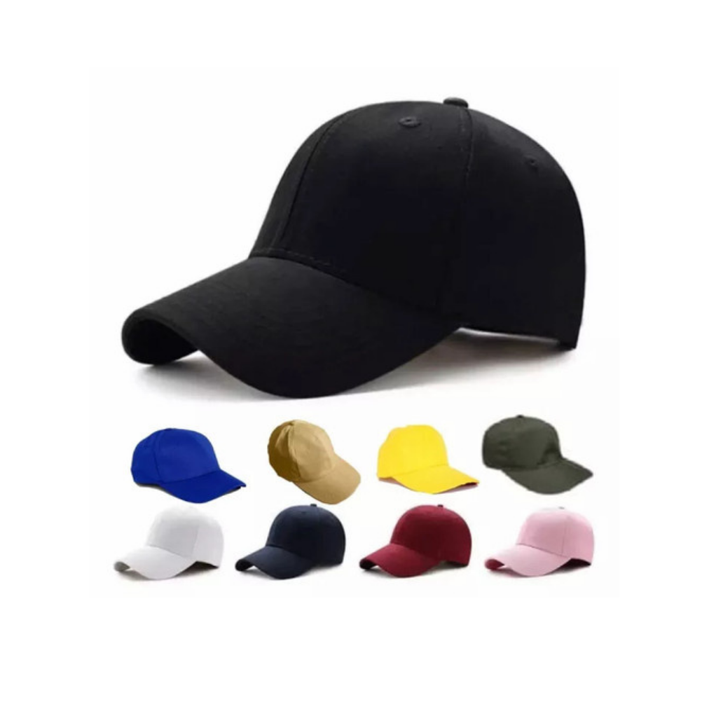Topi Baseball Polos Pria Wanita Dewasa Adjustable Unisex
