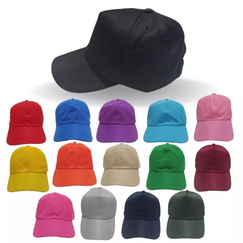 Topi Baseball Polos Pria Wanita Dewasa Adjustable Unisex