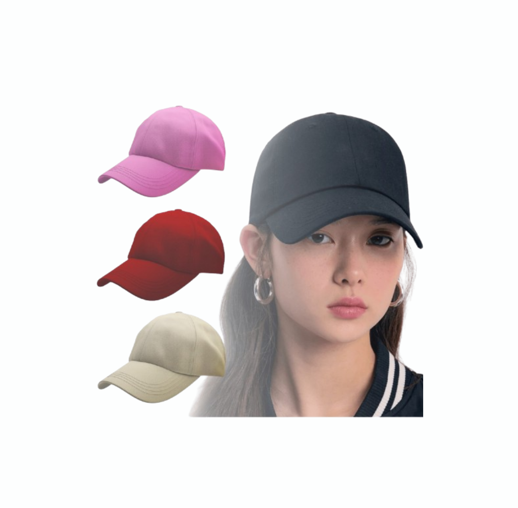 Topi Baseball Polos Pria Wanita Dewasa Adjustable Unisex