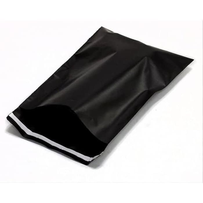 Plastik Packing Polymailer Premium Hitam 100 Lembar