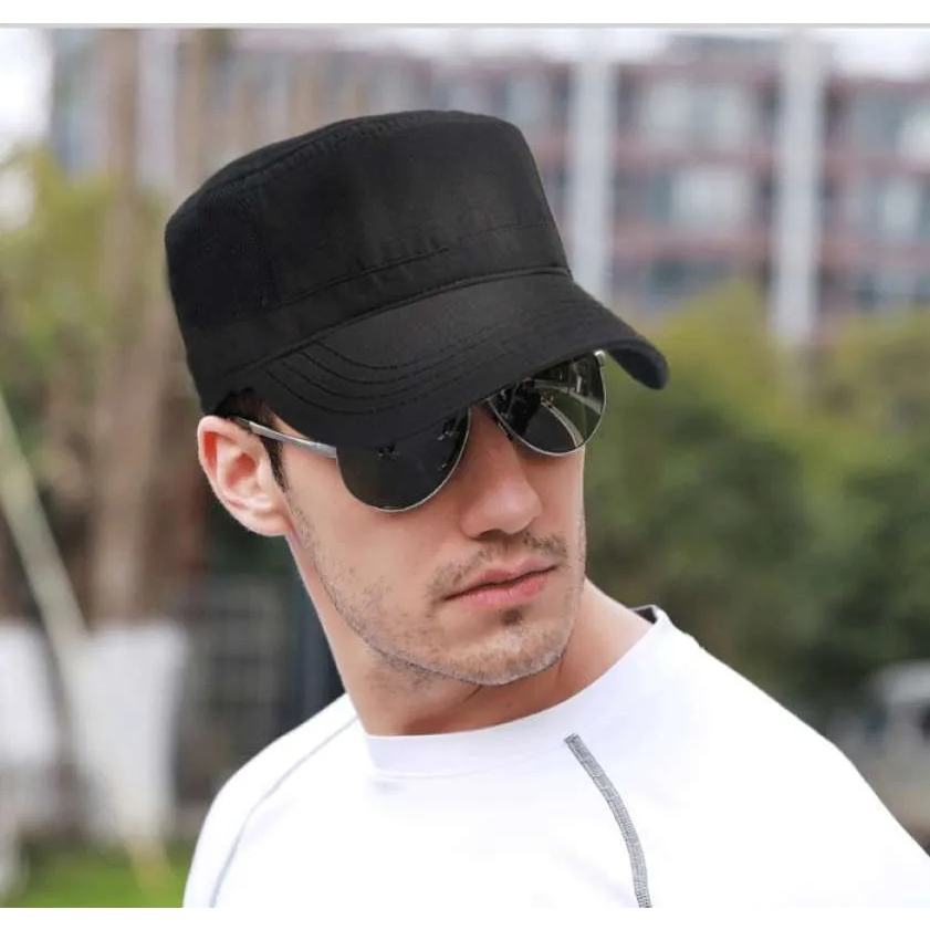 Topi Komando Topi Tentara Polos Dewasa Pria Wanita Militer Army Tactical Hat | Maiera Store