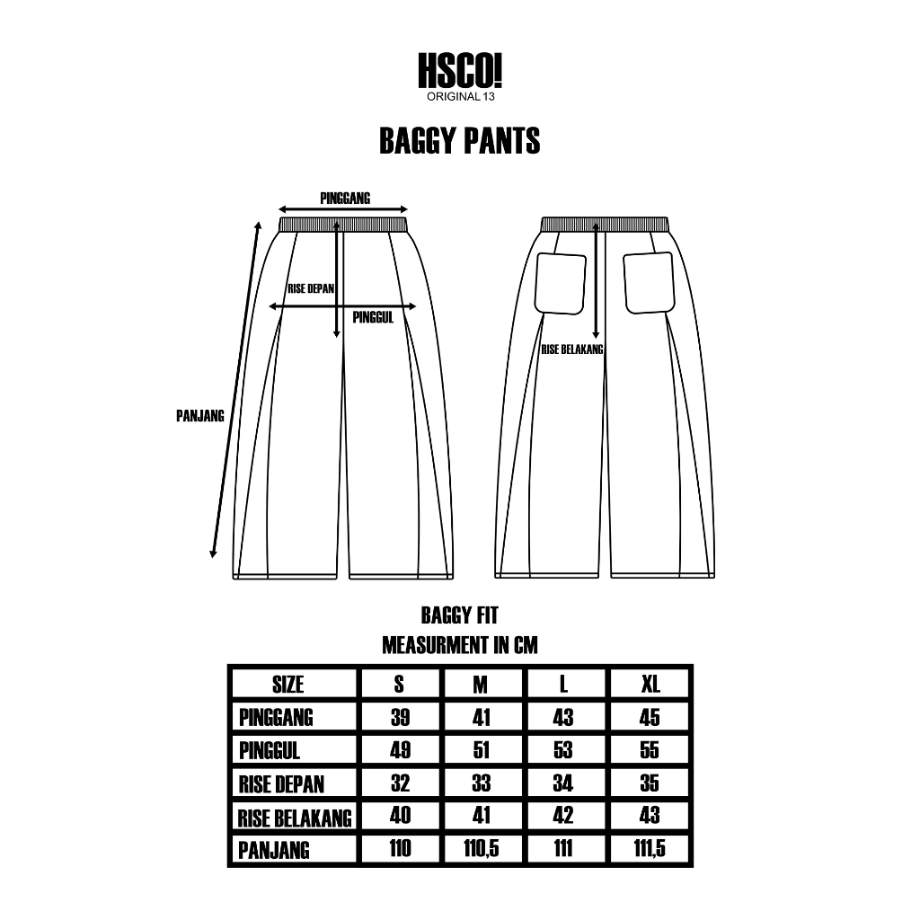 HSCO One Set Oversized Boxy Hoode - Longpants Cotton Fleece 330Gsm