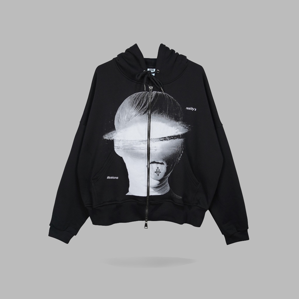 HSCO Oversized Boxy Hoodie Iluzio