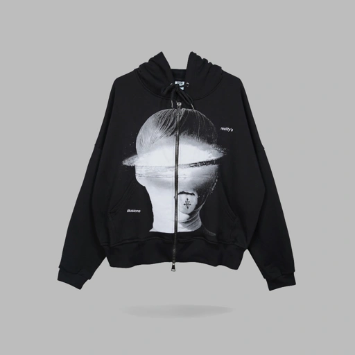 Image of HSCO Oversized Boxy Hoodie Iluzio