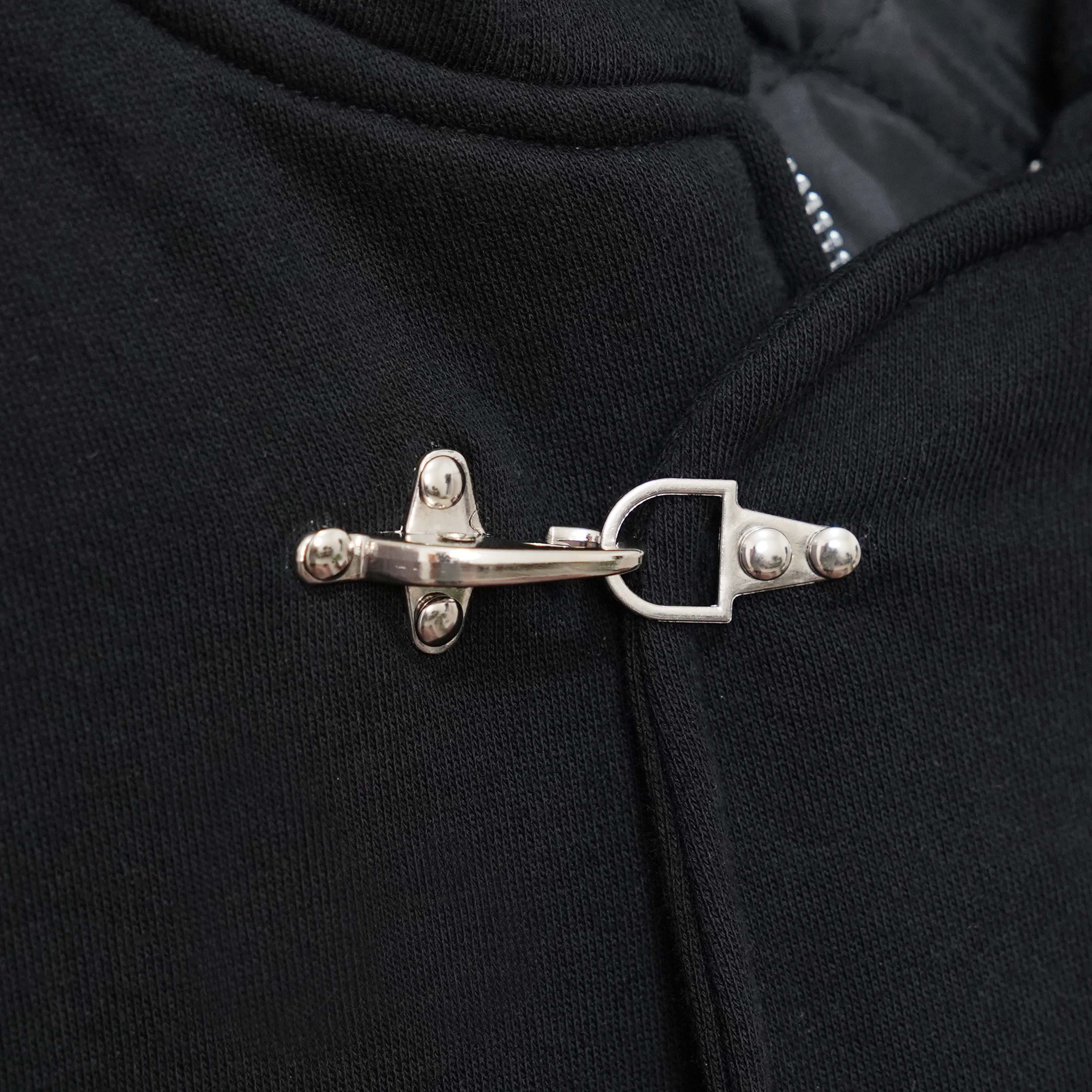HSCO Oversized Boxy Clasp Hoodie  - Corvex Cotton Fleece 300Gsm
