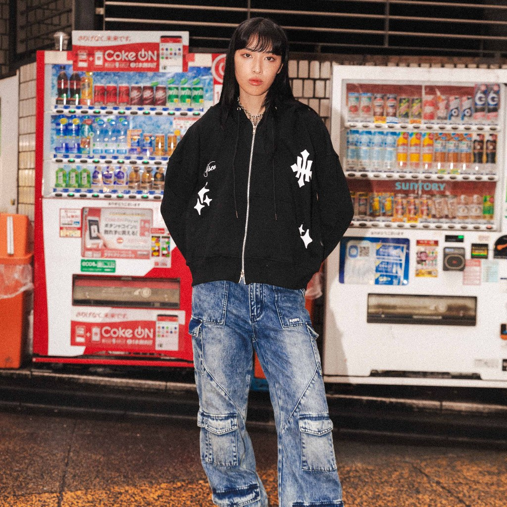 HSCO Oversized Boxy Hoodie Stern