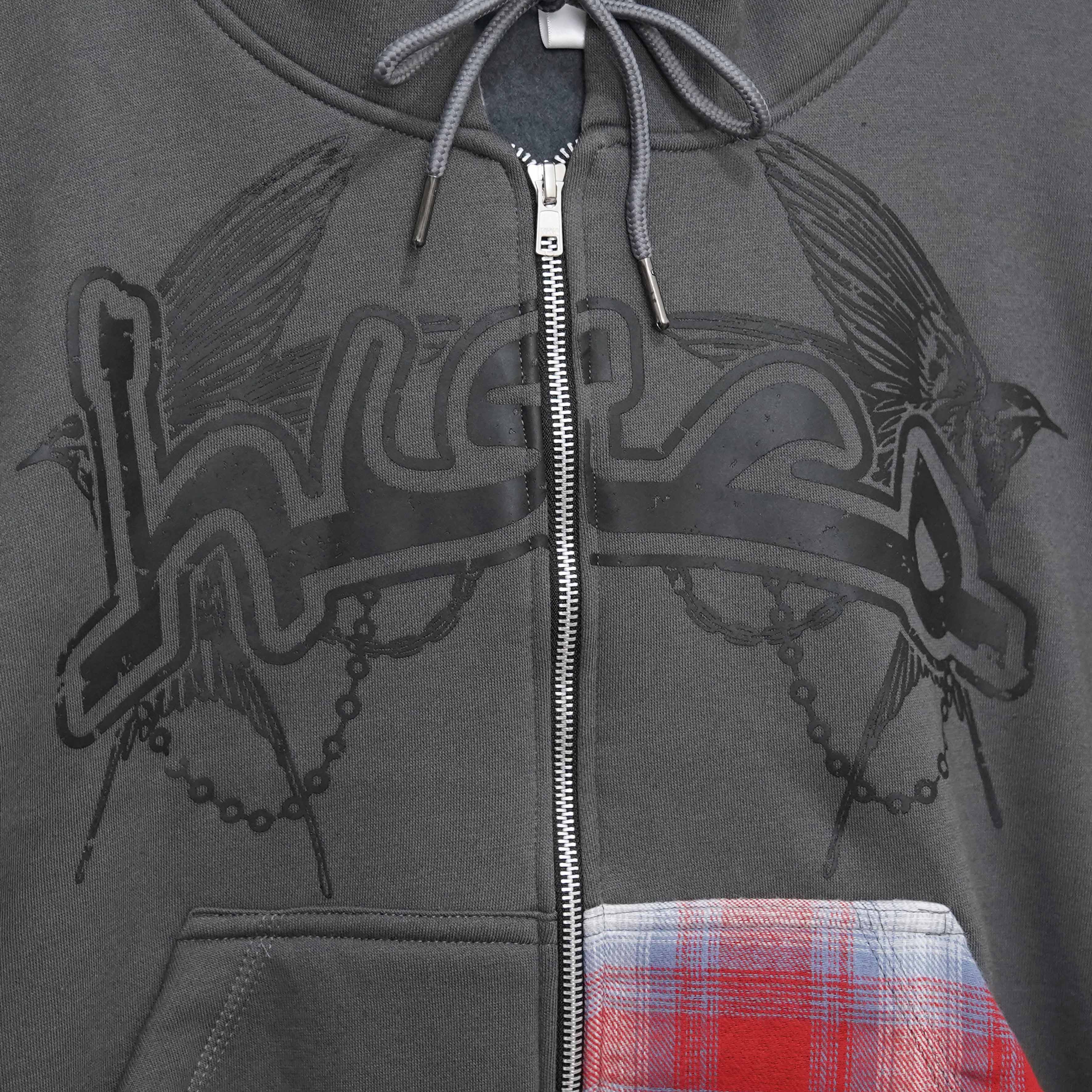HSCO Oversized Boxy Hoodie - Ashen Cotton Fleece 330 Gsm