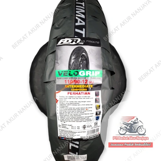 Ban FDR Velo Grip 100/90 Atau 110/ 90 Ring 12 Ban Scoopy Tubeless