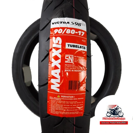 Image of Ban Maxxis Victra 90 80 17 Tubeless Gratis Pentil