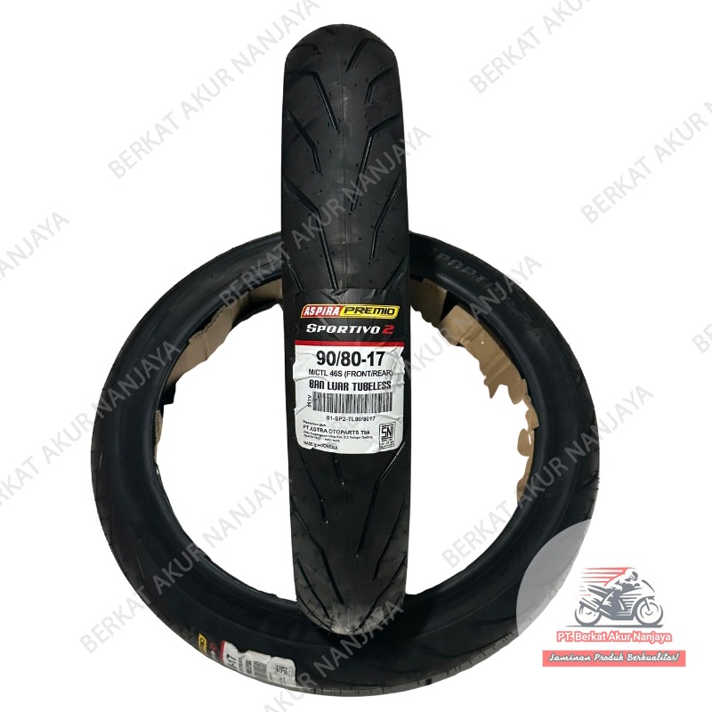 BAN ASPIRA PREMIO SPORTIVO 2 R17 90/80 100/80 110/70 120/70 140/70-17