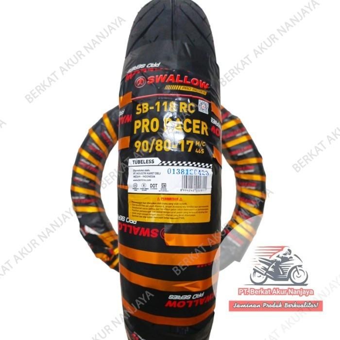 Ban Swallow SB-118 RC Pro Racer 90/80 ring 17 Tubeless Soft Compound