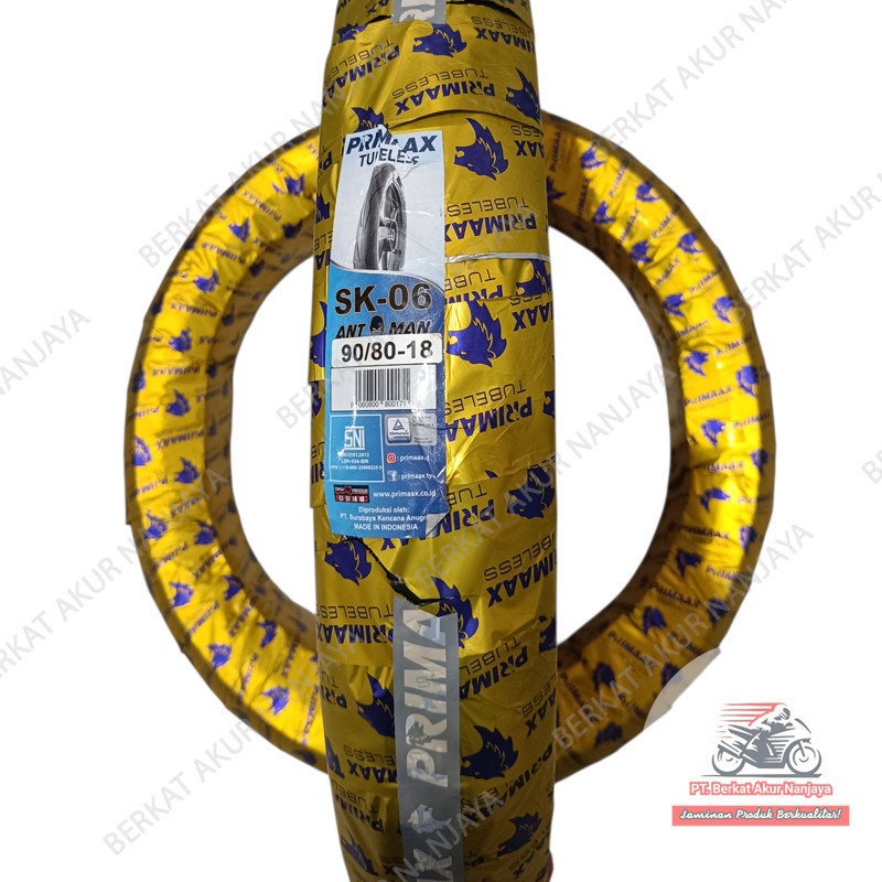 Ban Primaax SK06 90/80-18, 100/80-18, 110/80-18 TUBELESS motor sport RXKING THUNDER