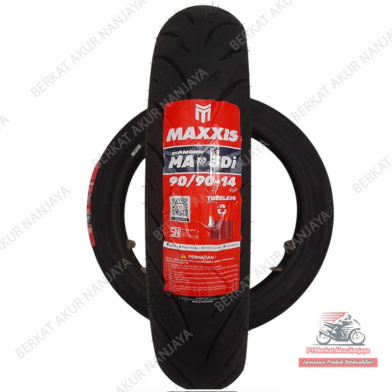 Ban Maxxis Diamond MA 3Di 80/90-14, 90/90-14 TUBELESS motor matic