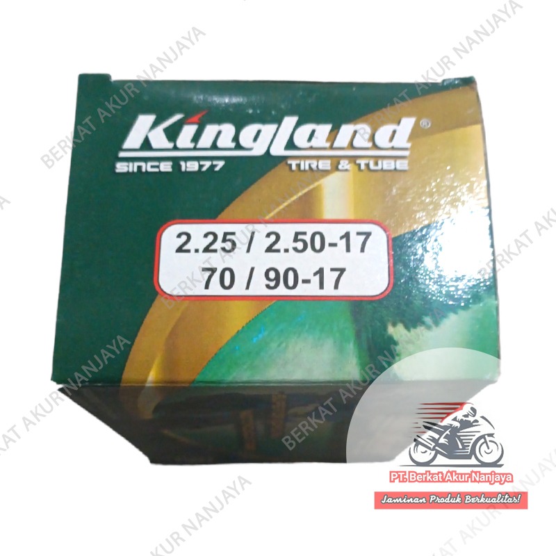 Ban dalam kingland 250/275/300/325-14 dan 200/215/225/250/275-17 untuk motor matic dan bebek