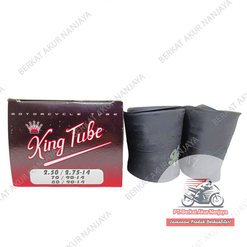 Ban dalam king tube 225/250/275/300 Ring 14 dan ring 17 untuk motor matic dan bebek tubetype