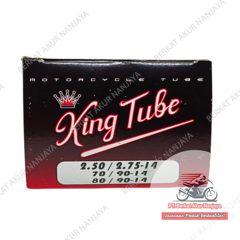 Ban dalam king tube 225/250/275/300 Ring 14 dan ring 17 untuk motor matic dan bebek tubetype
