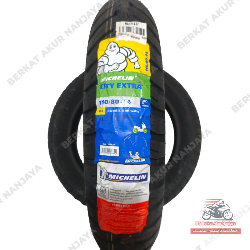 MICHELIN CITY EXTRA TUBELESS 80/90-14 90/90-14 100/80-14 110/80-14