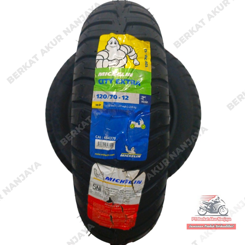 MICHELIN CITY EXTRA TUBELESS 90/90-12 120/70-12 130/70-12