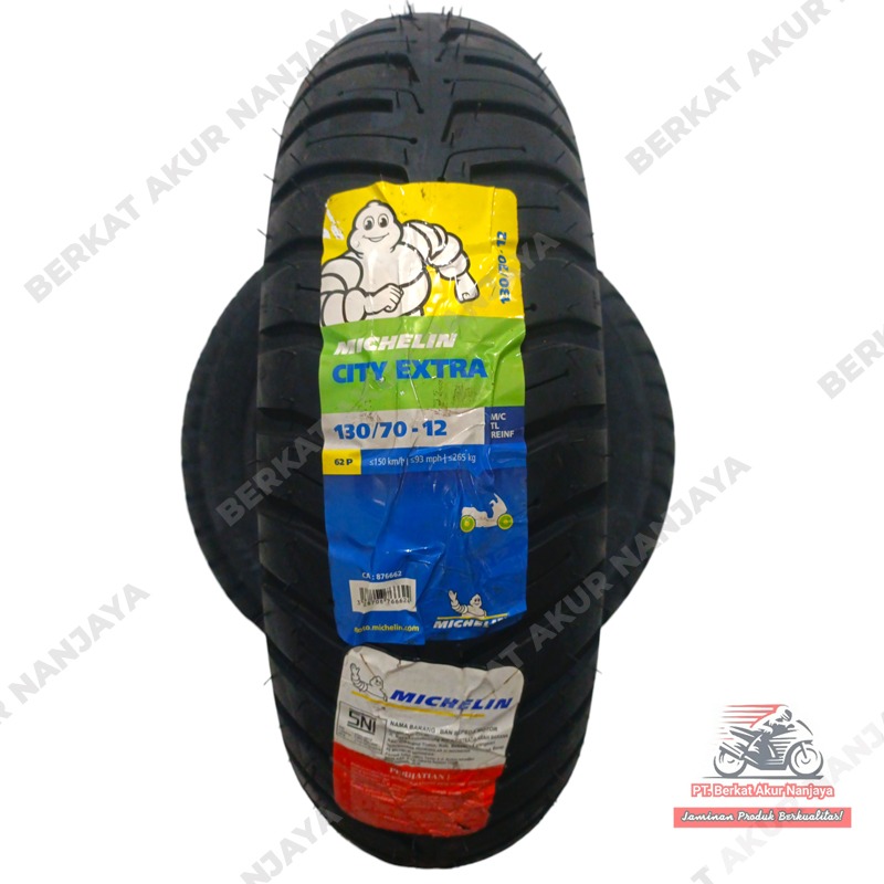 MICHELIN CITY EXTRA TUBELESS 90/90-12 120/70-12 130/70-12
