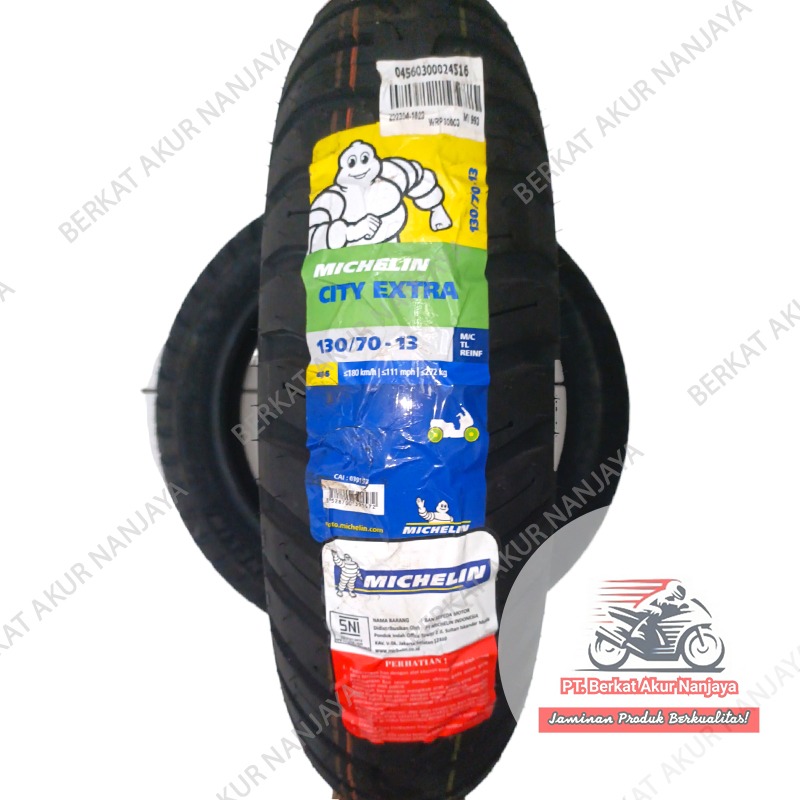 MICHELIN CITY EXTRA TUBELESS 110/70-13 120/70-13 130/70-13 140/70-13