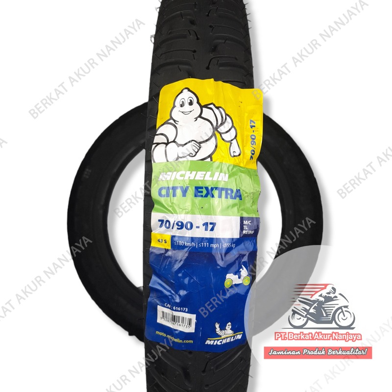 MICHELIN CITY EXTRA TUBELESS 70/90-17 80/90-17